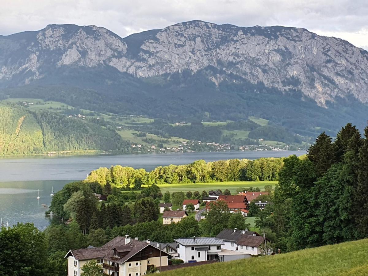 Ferienwohnung Claudia Mit Terrasse Nussdorf am Attersee Esterno foto